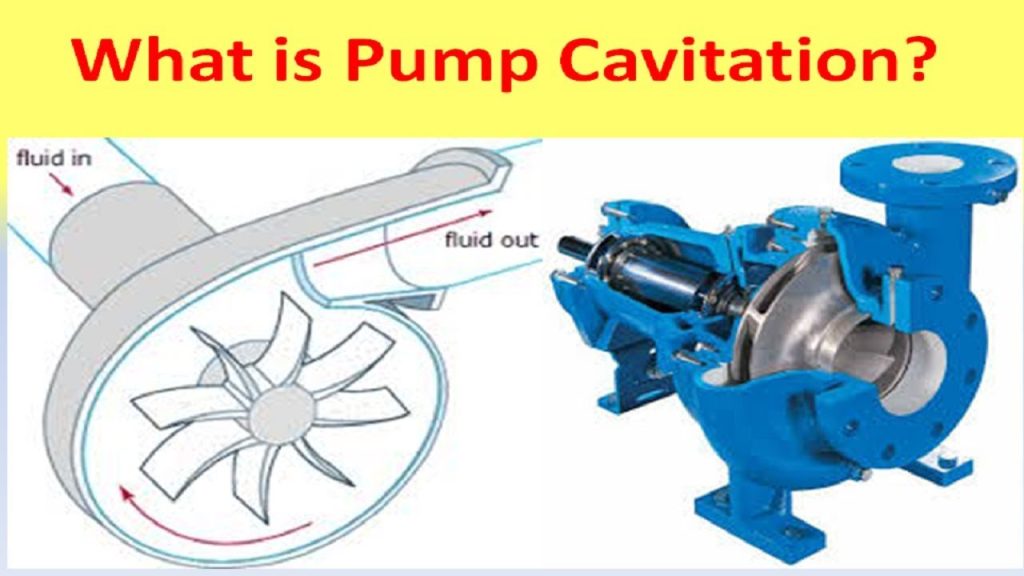 How to differentiate between pump cavitation and other issues?