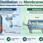 ⚖️ Distillation vs Membranes: Which Separation Method Fits Your Process?