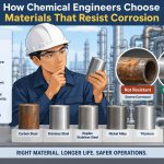 🧱 How Chemical Engineers Choose Materials That Resist Corrosion