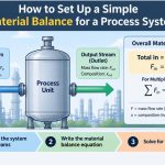 🧪 How to Set Up a Simple Material Balance for a Process System