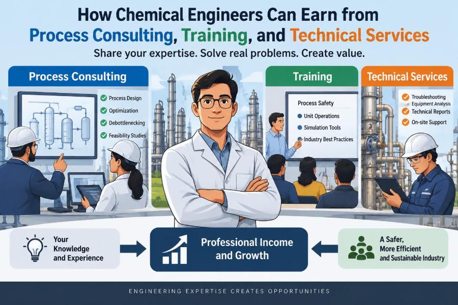 🧪 How Chemical Engineers Can Earn from Process Consulting, Training, and Technical Services