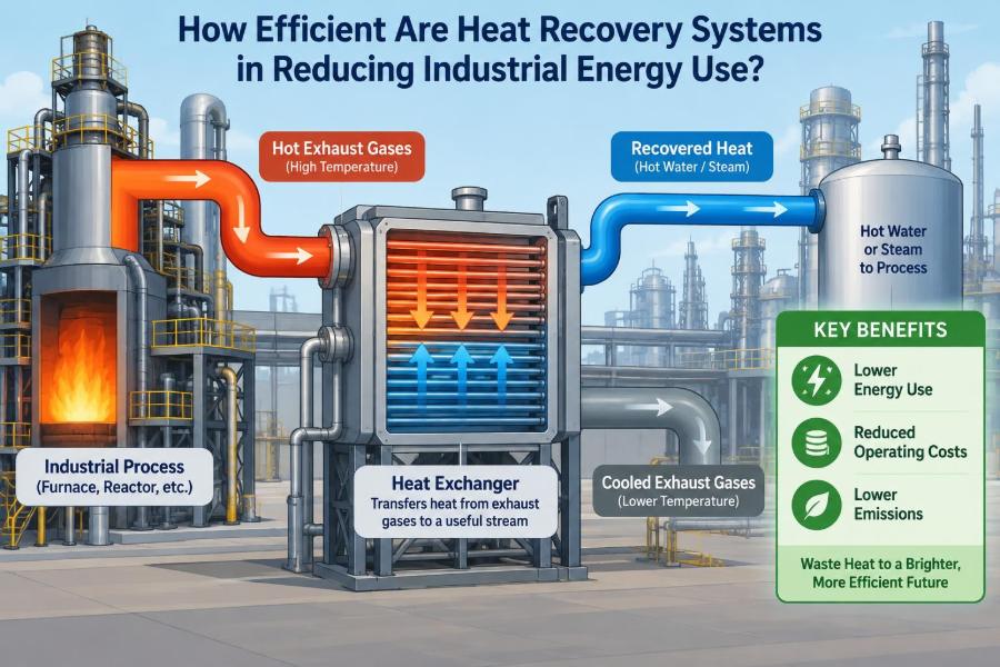 🧪 How Efficient Are Heat Recovery Systems in Reducing Industrial Energy Use?