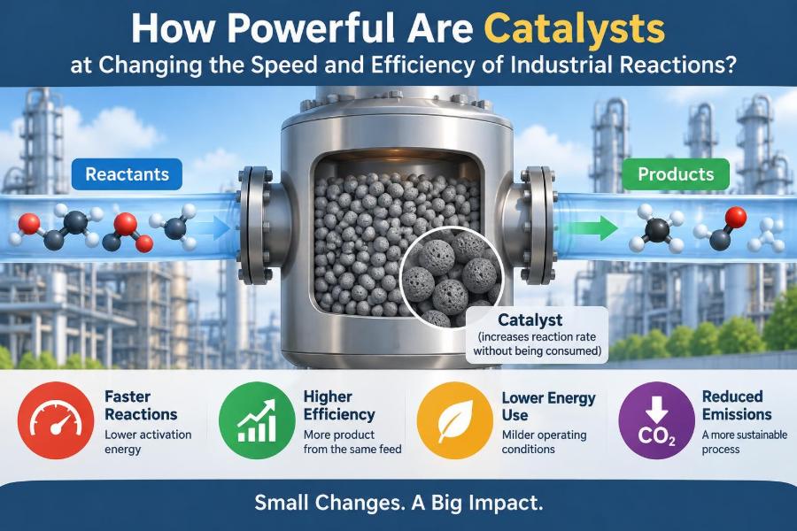🧪 How Powerful Are Catalysts at Changing the Speed and Efficiency of Industrial Reactions?