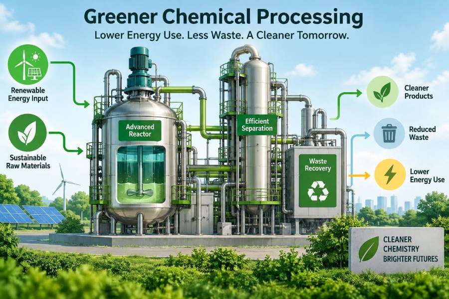 🧪 Innovations in Chemical Processing: How Greener Technologies Are Reducing Energy and Waste