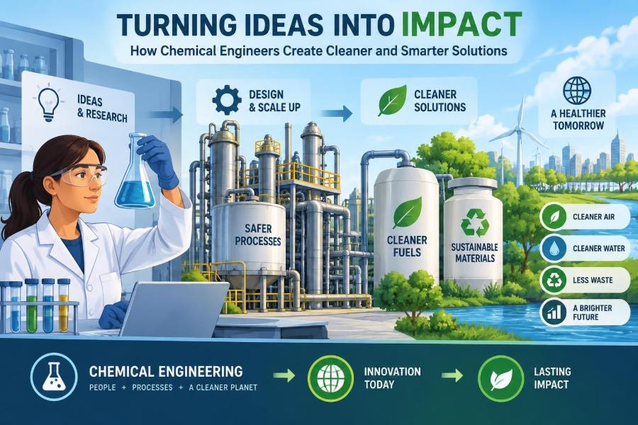 🧪 Turning Ideas into Impact: How Chemical Engineers Create Cleaner and Smarter Solutions
