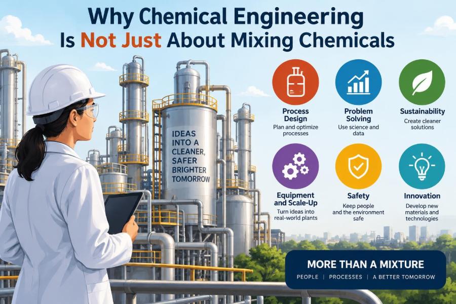 🧪 Why Chemical Engineering Is Not Just About Mixing Chemicals